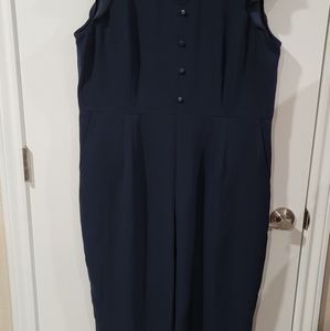 LOFT Navy Jumpsuit